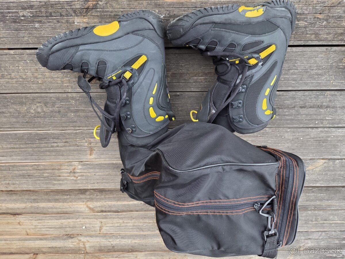 Snowboard s viazaním a topankami - 6