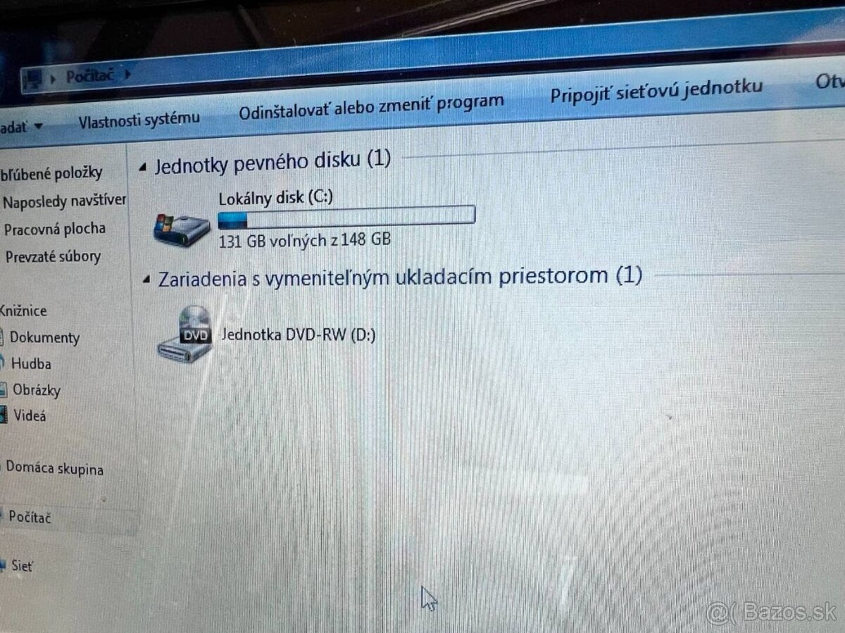 Predám notebook Asus Intel Core2Duo 2x2,00GHz.3gb ram.160gbH - 6