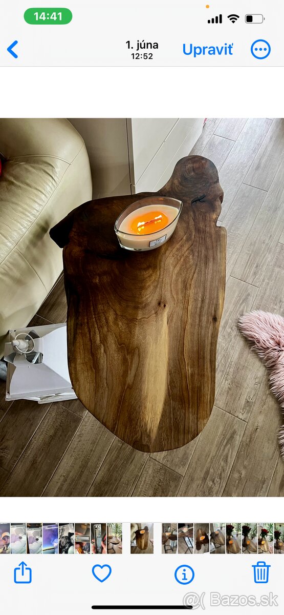Originálny nadherný stolík. - 6
