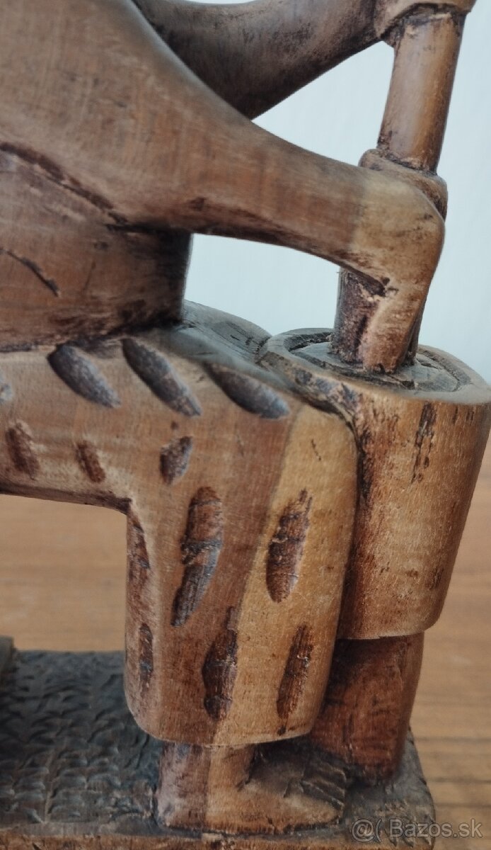 Africká drevená soška - 6