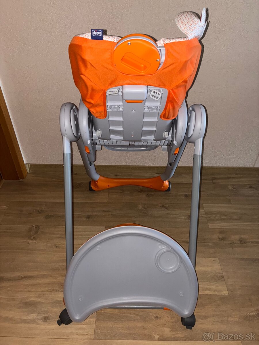 Polohovateľná detská jedálenská stolička Chicco Polly2Start - 6