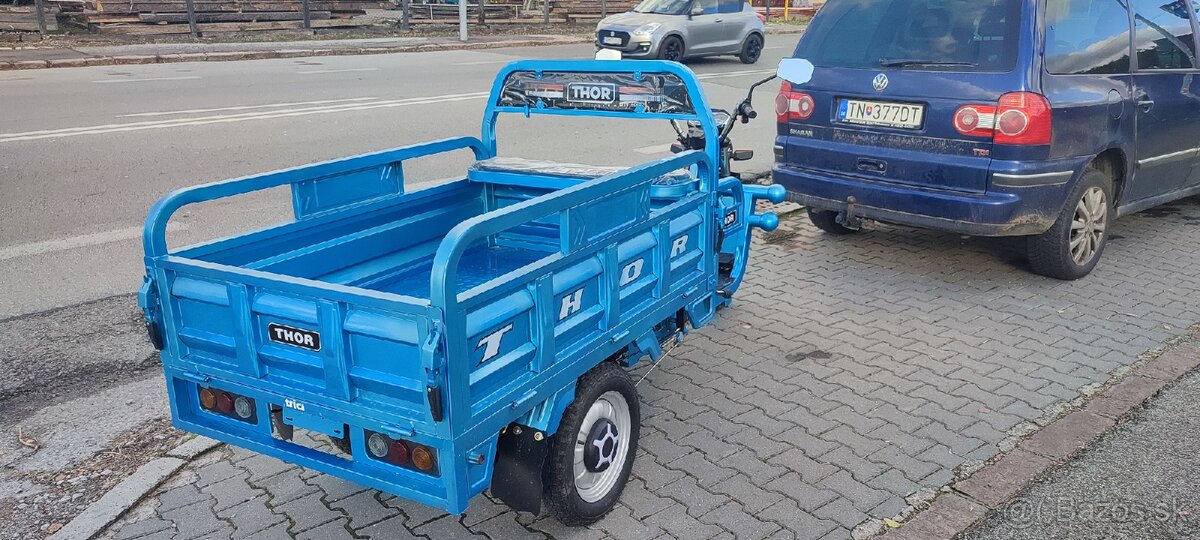 Elektrická pracovná trojkolka s vyklápacou korbou - 6