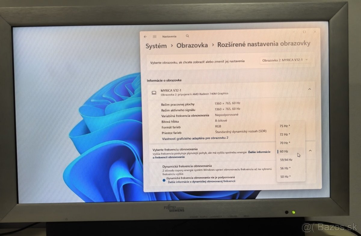 Predám 32" LCD televízor Fujitsu Siemens - 6