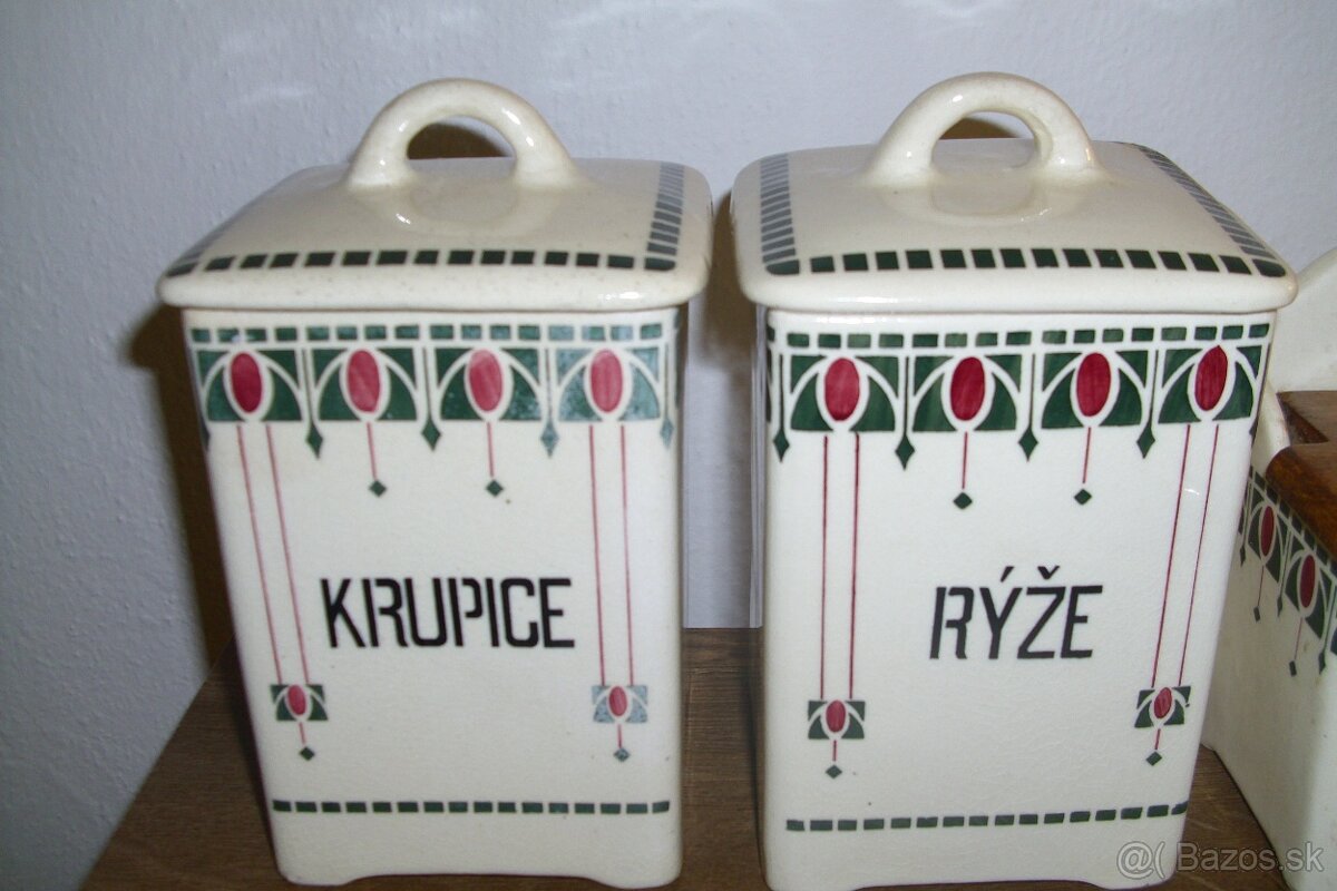 Secese-kameninové kořenky. - 6