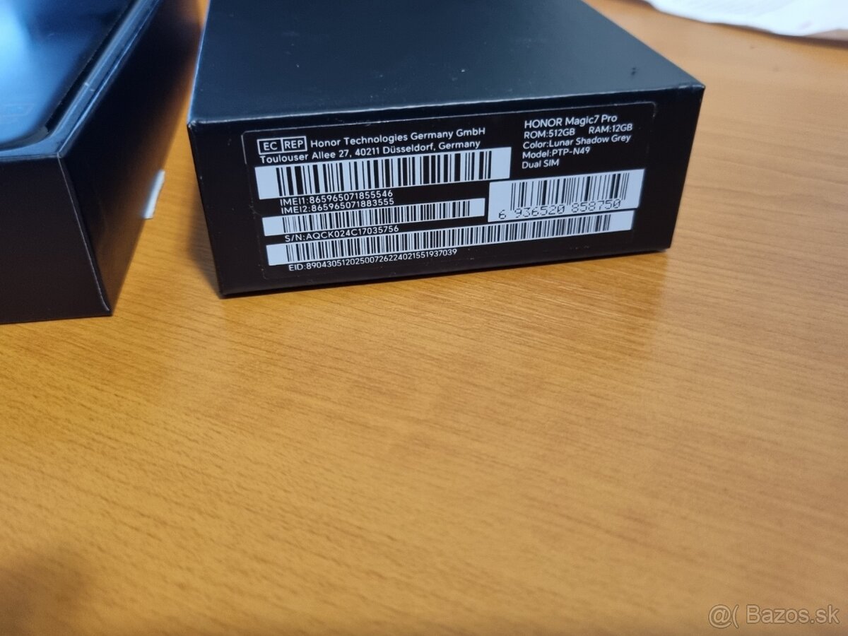 Predam Honor Magic 7 Pro, 12/512GB, zaruka, top stav - 6