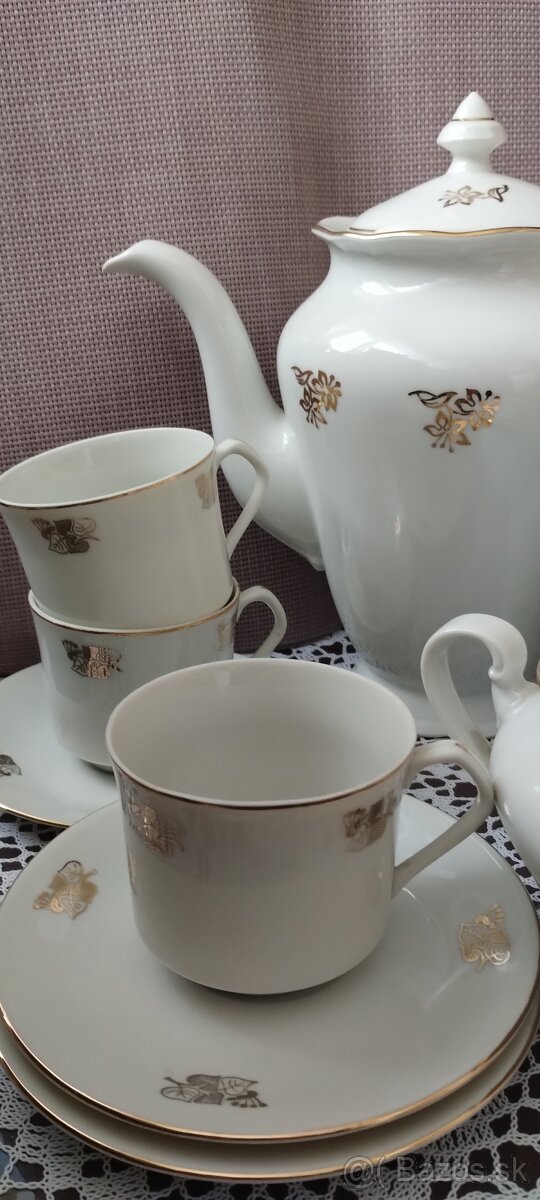 porcelánové šálky sad 4+4 - 6