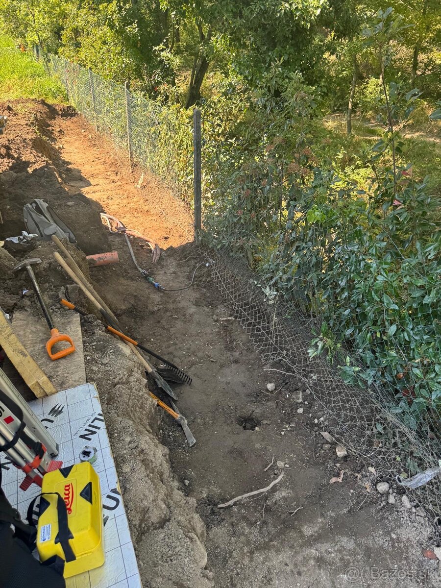 Výkopy, prípojky, spevnené plochy, záhrady na kľúč - 6