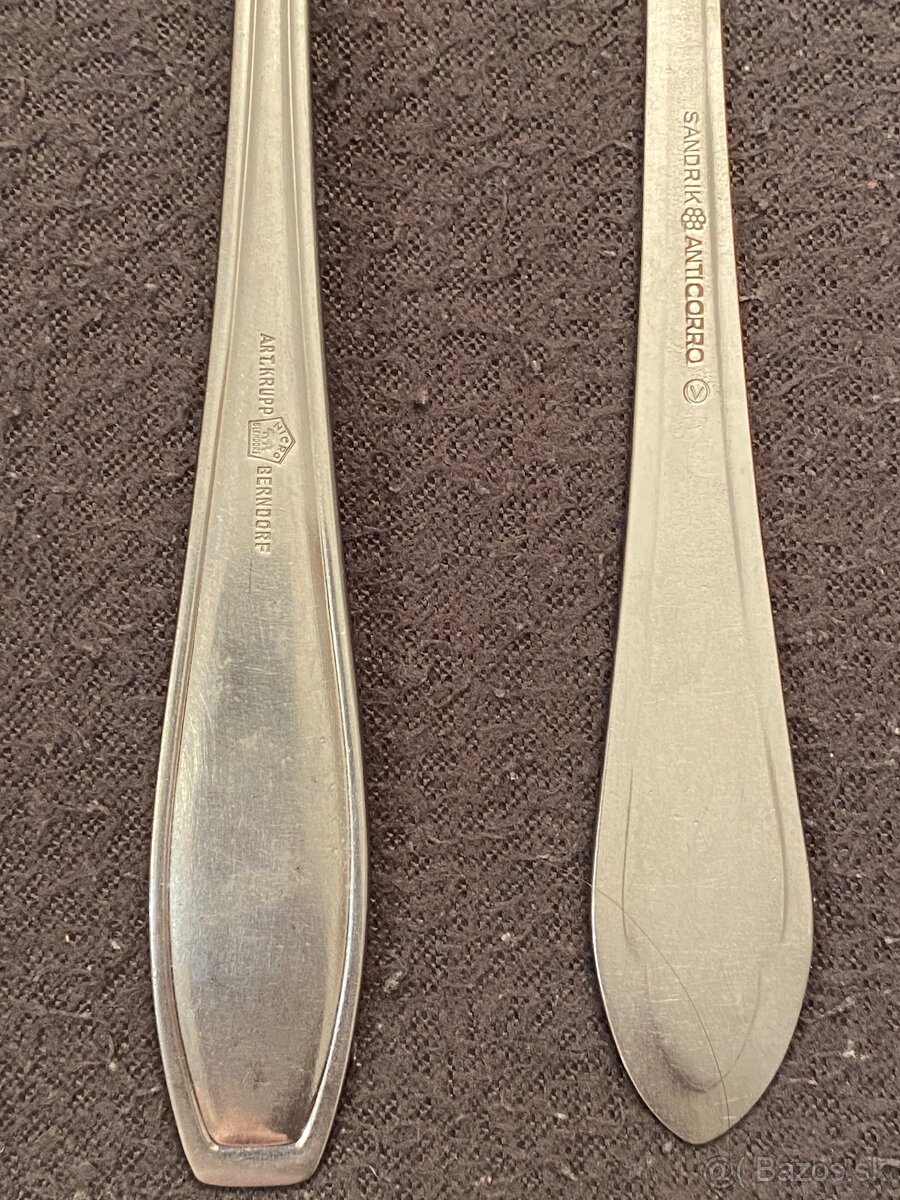 Príbor Nerž a rôzny mix - kusovky - 6