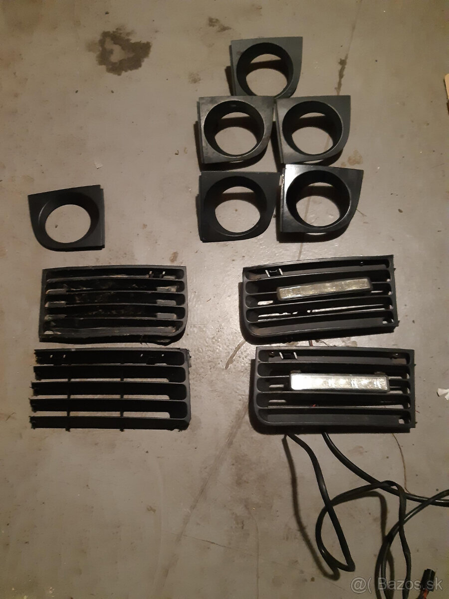 AUDI A8, S8 D2 - mřížky + mlhovky do nárazníku - 6