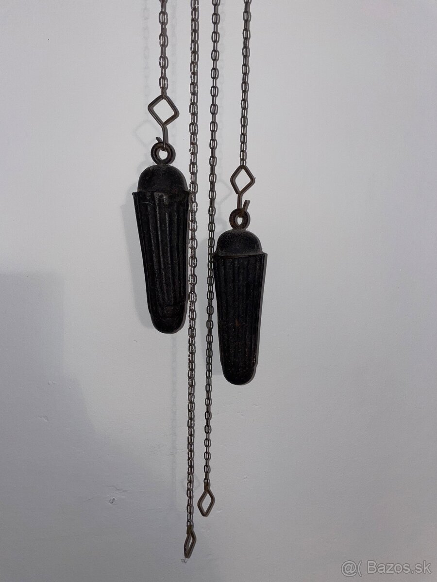 Starožitné kyvadlové nástenné hodiny - 6