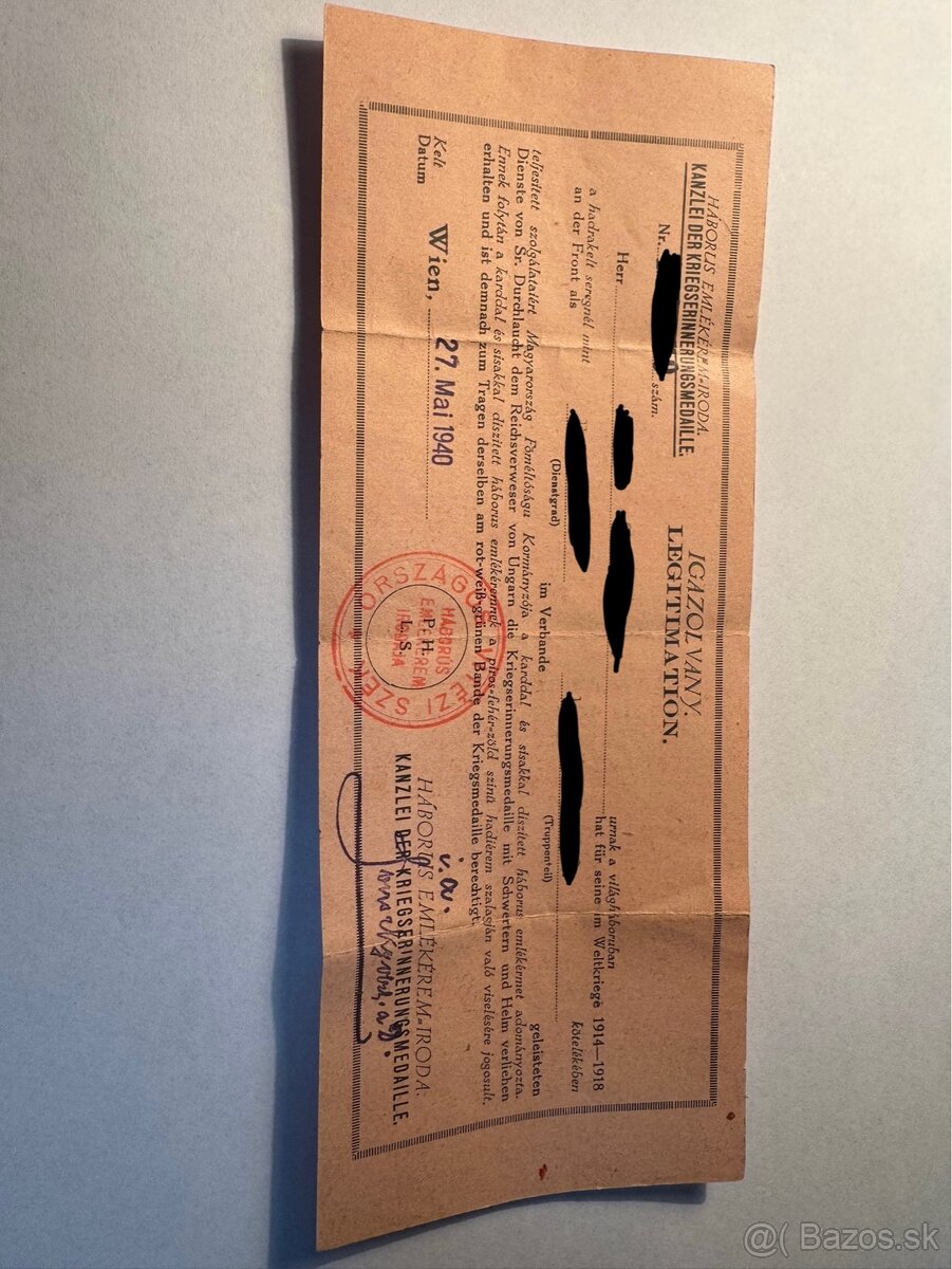 Osobná pozostalost vojaka - 6