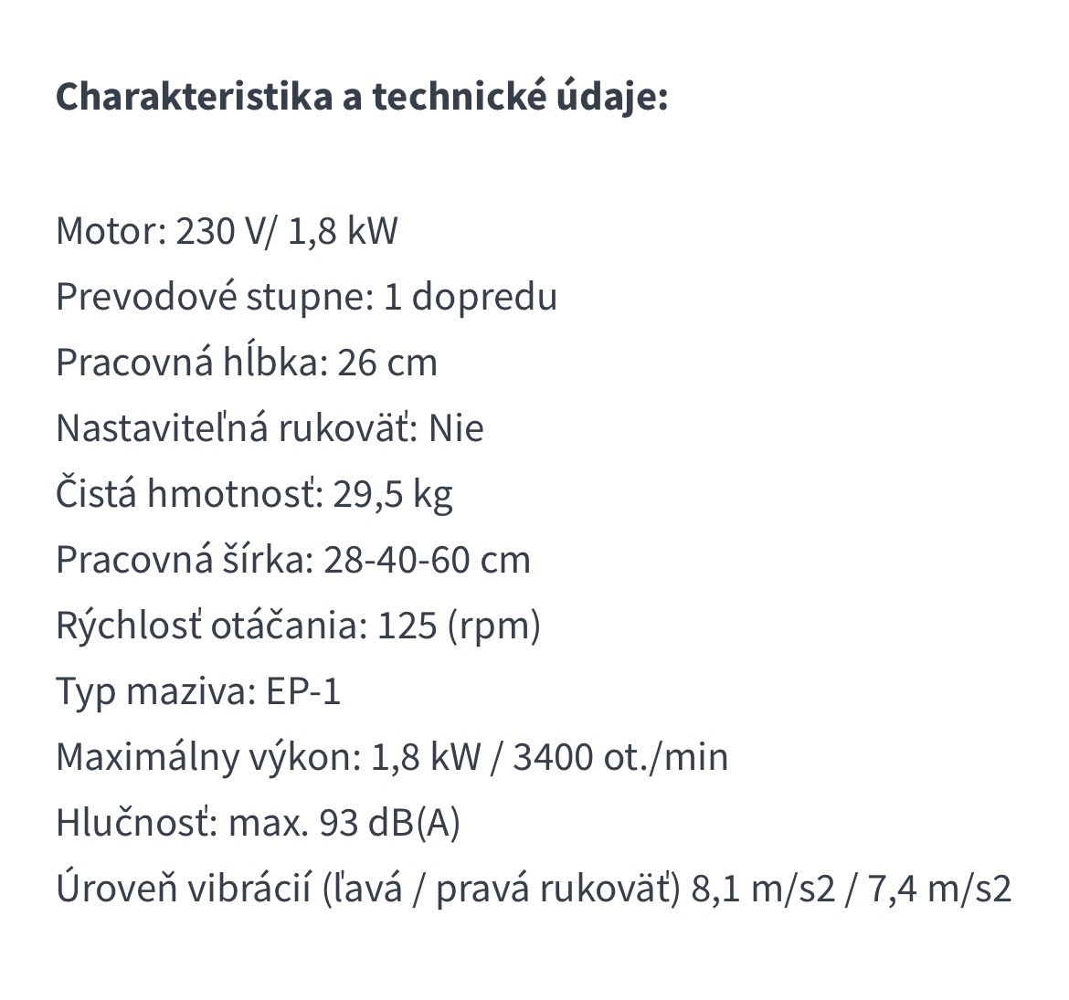 Kultivátor Texas EL-tex 1800 - 6