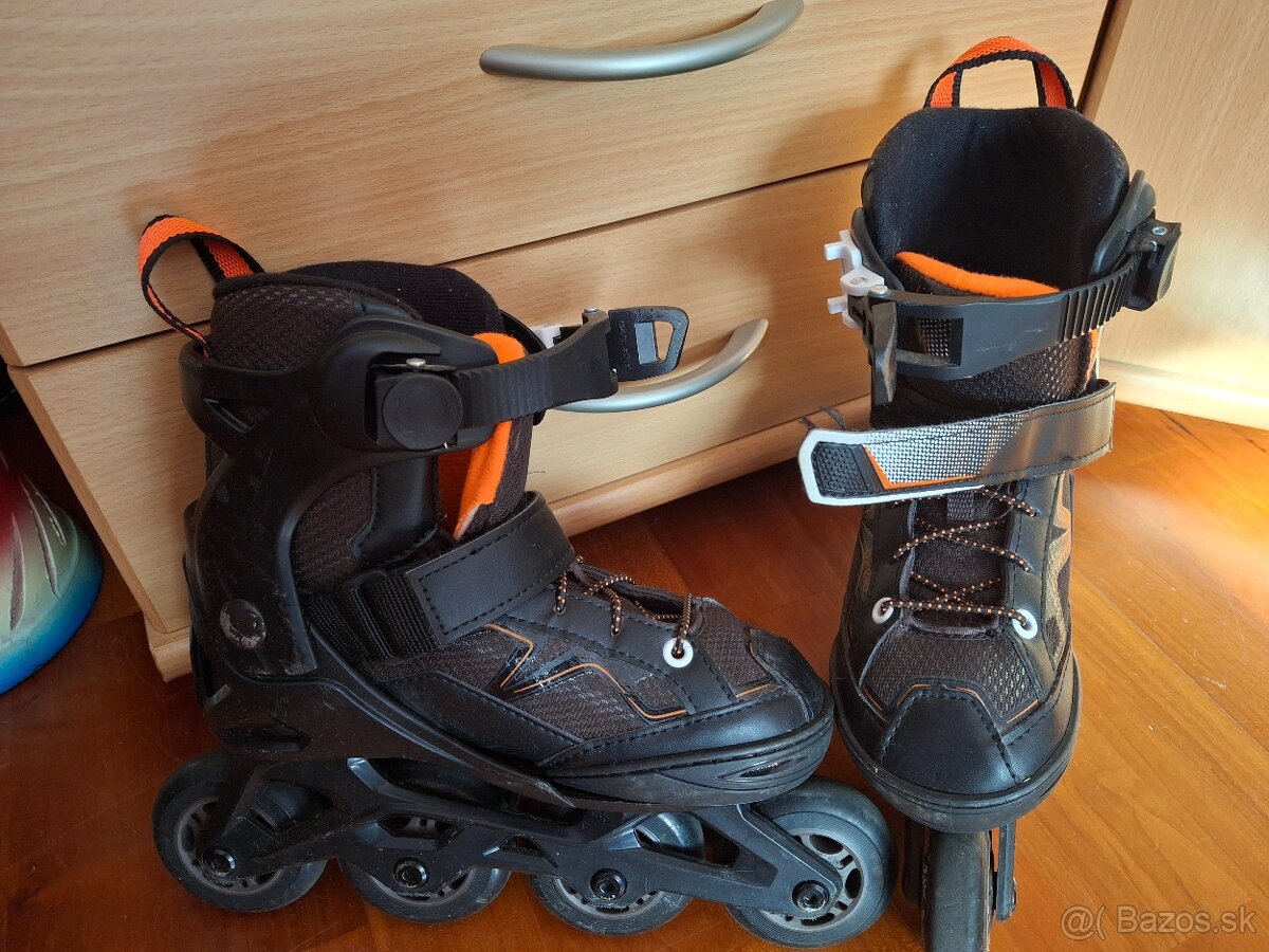 KORČULE OXELO veľ. 29-32 + chrániče veľ.M - 6