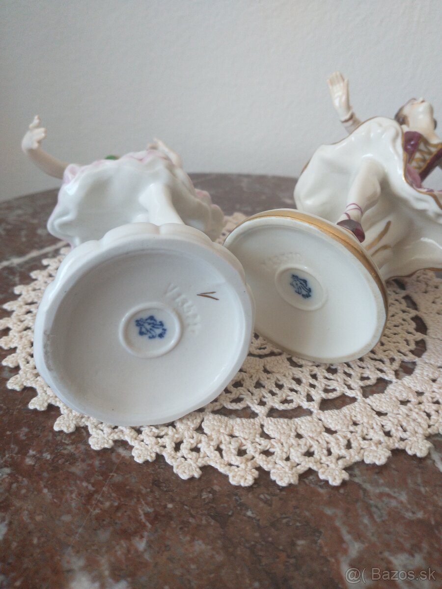 Porcelánové Baletky Volkstedt - 6