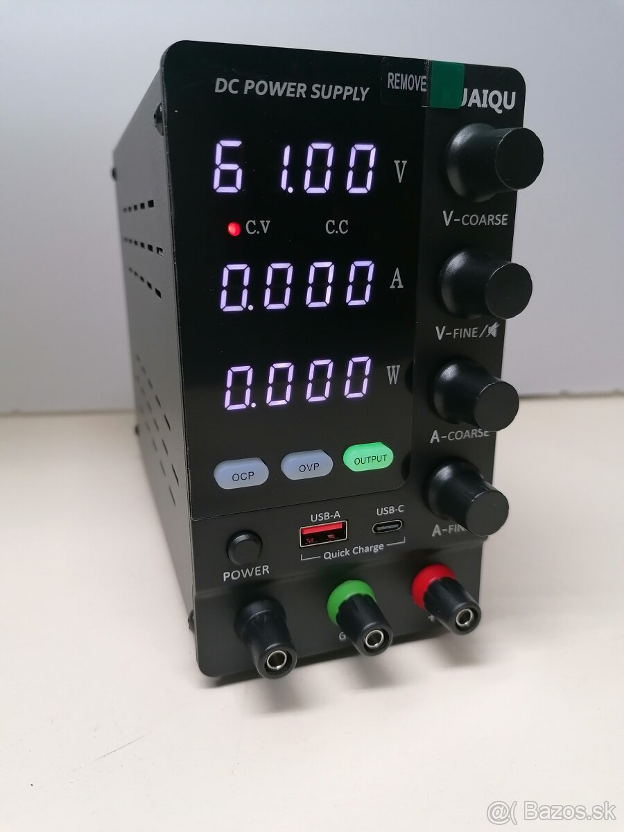 Laboratórny DC zdroj nastaviteľný 0 - 60V , 0 - 5A 300W - 6