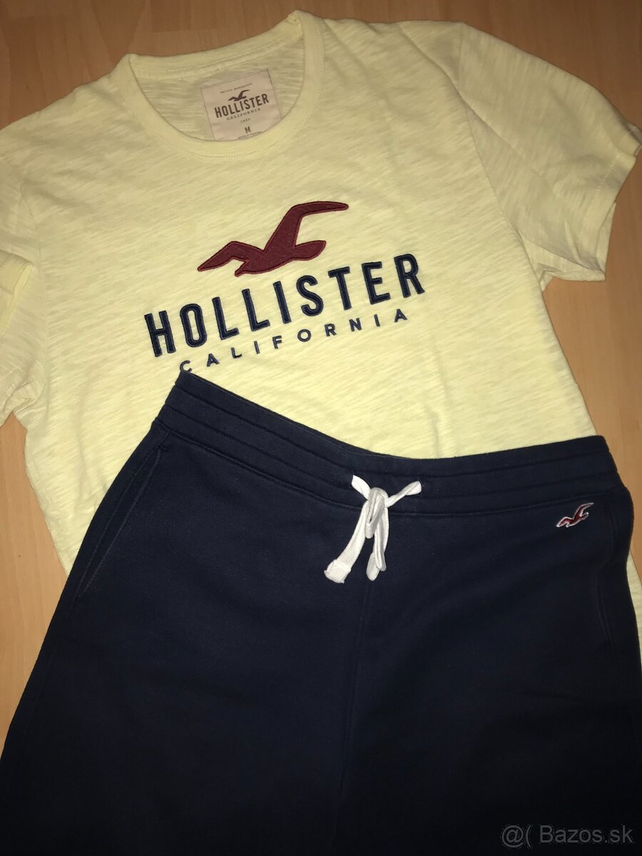 SÚPRAVA HOLLISTER: kraťasy + 2 x tričko veľ. M - 6