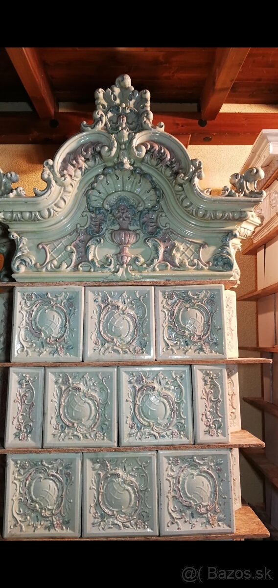 Kachlova pec starozitna - 6