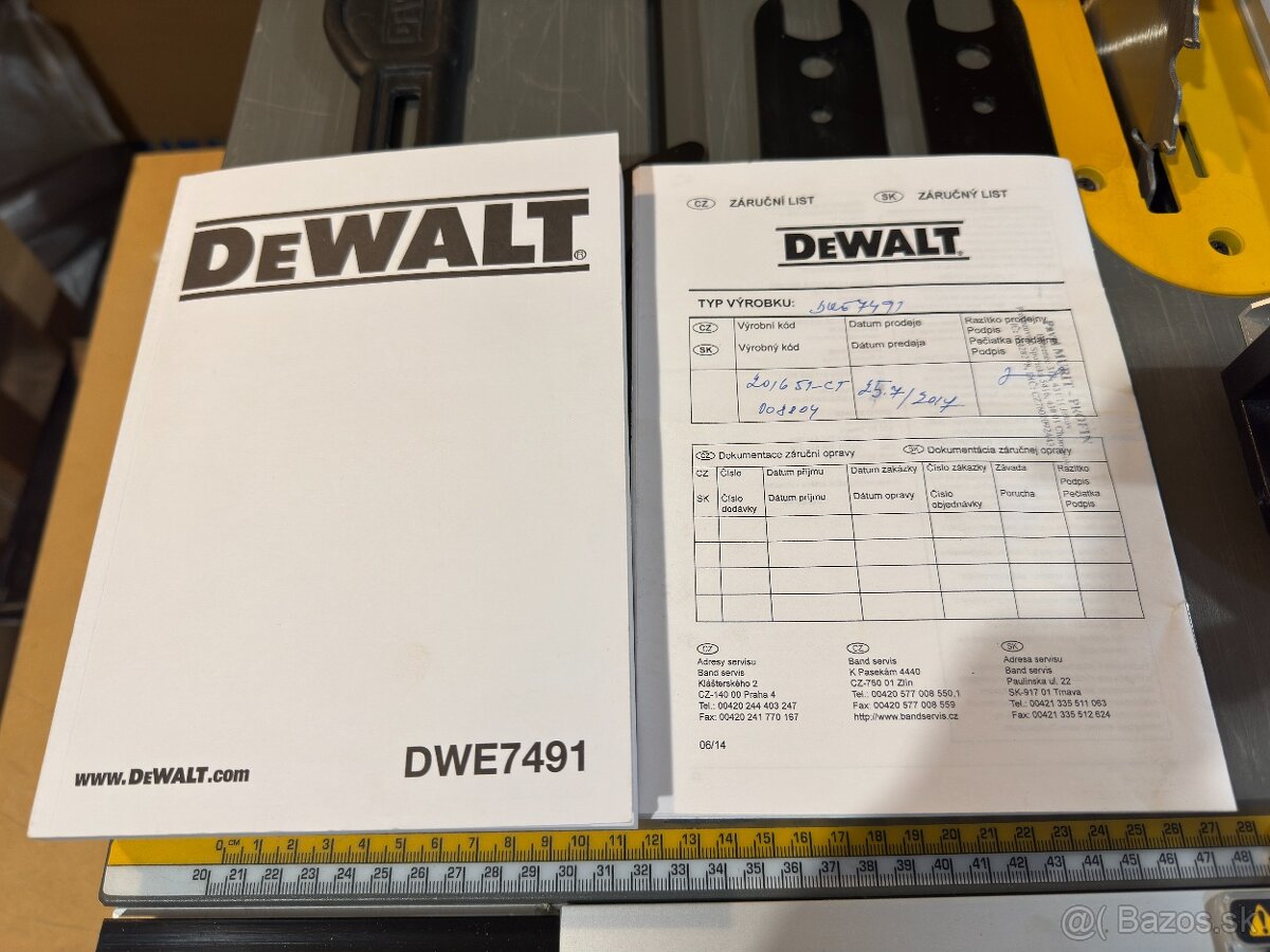 Stolová píla DeWALT DWE7491-QS Type 2 (2000W) - 6