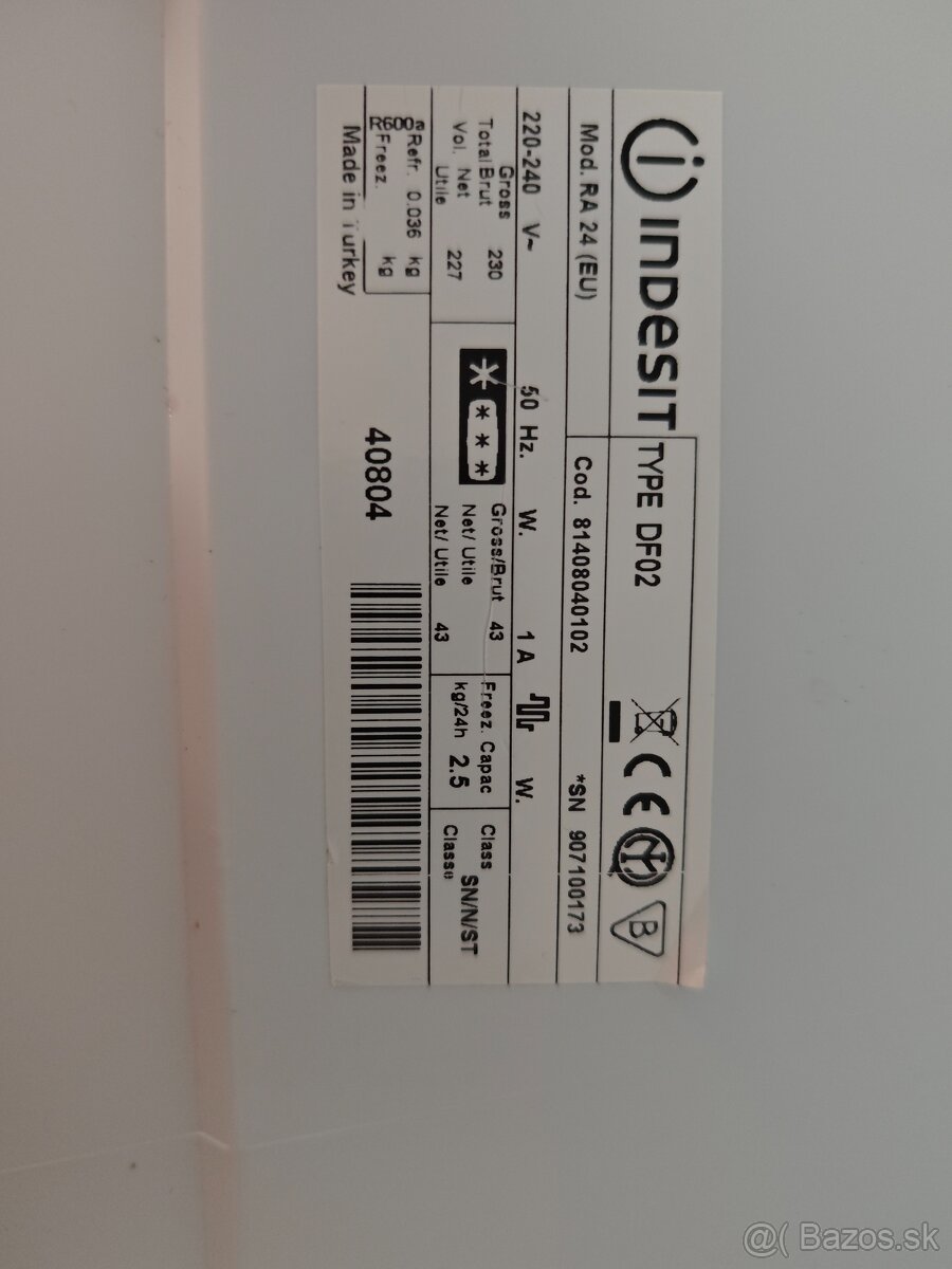 Chladnička Indesit DF02 - 6