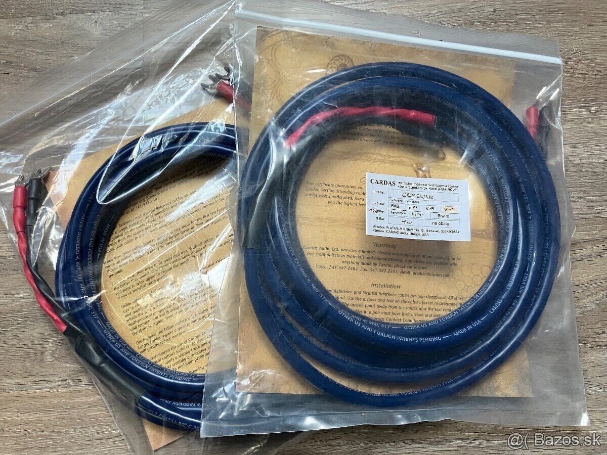 Cardas Crosslink 2x4m repro kabel - 6