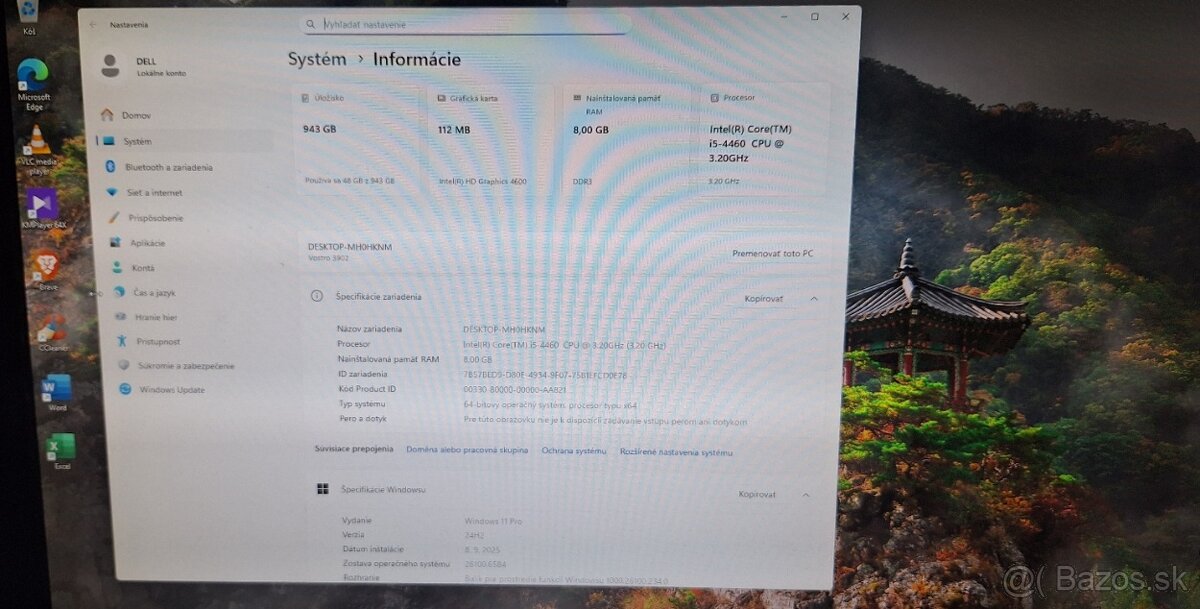 PC Dell Intel i5 Vostro 3902 - 6