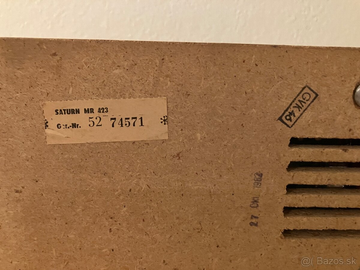 Supraphon 1958 a Radio Saturn 1982 - 6