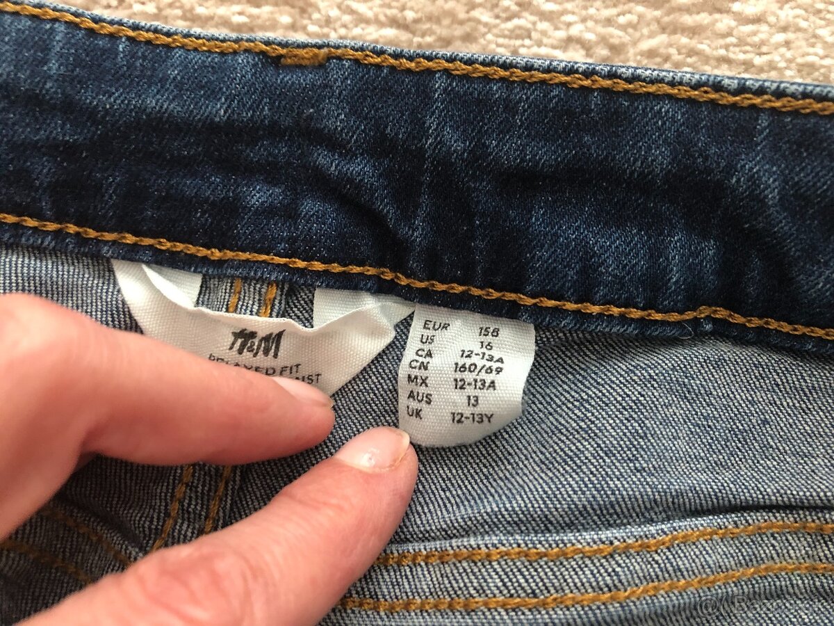 H&M chlapčenské rifle, veľ. 158 (12 - 13r) - 6