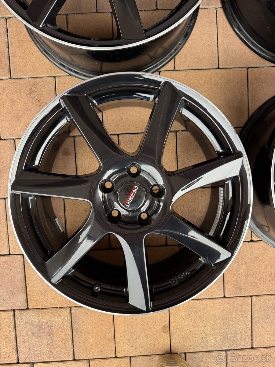 Sada 4x ALU diskov Dezent rozteč 5x112 66,6+krúžky 57,1 - 6