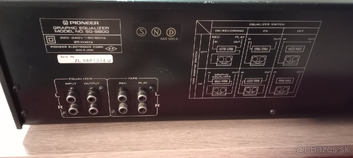 Predaný/HU/Pioneer SG 9800 (EQalizeR)2×12p. - 6