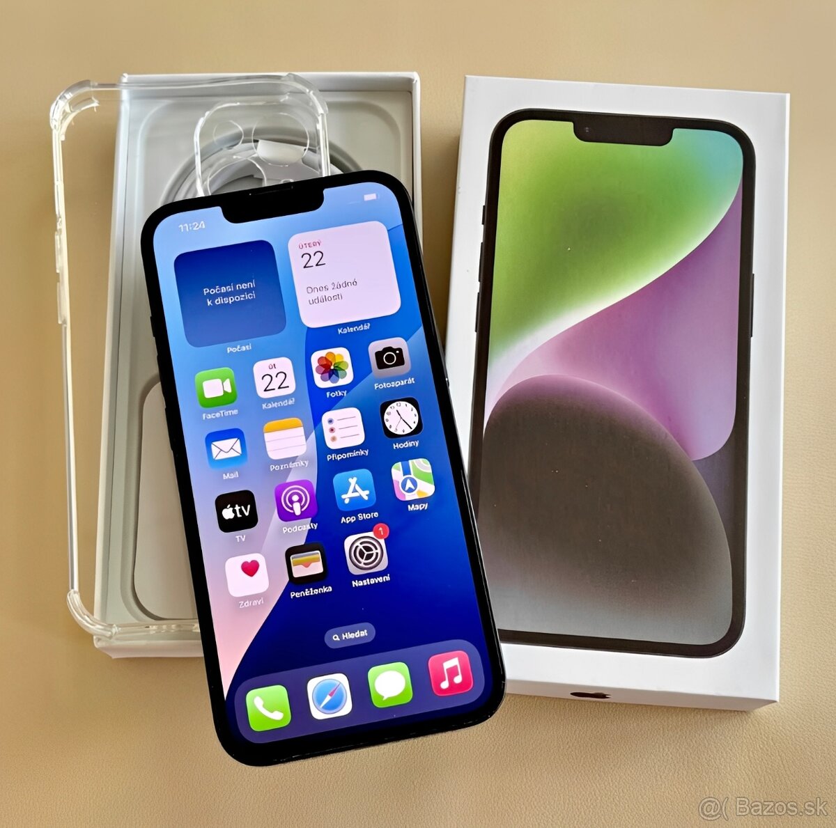 iPhone 14 Černá BATERIE 100% TOP - 6