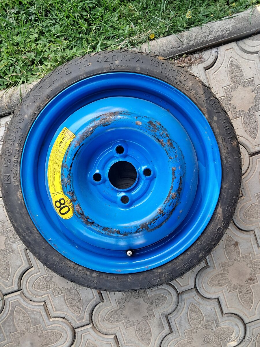 Predam dojazdovu pneu 4x100 diera 56. r 14 - 6