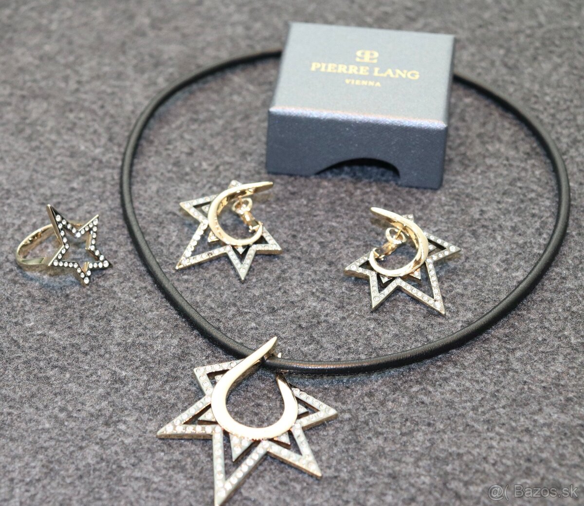 PIERRE LANG - náhrdelník s príveskom, náušnice, prsteň - 6