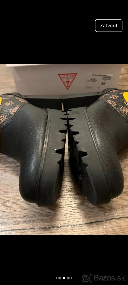 Kotnikove čižmy zn. Guess č. 39/Nový tovar - 6