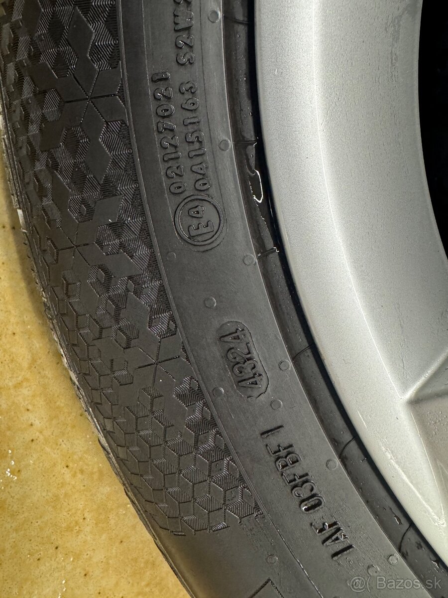 ALU disky Skoda 5x112 s zimne pneu 215/65 r17 - 6