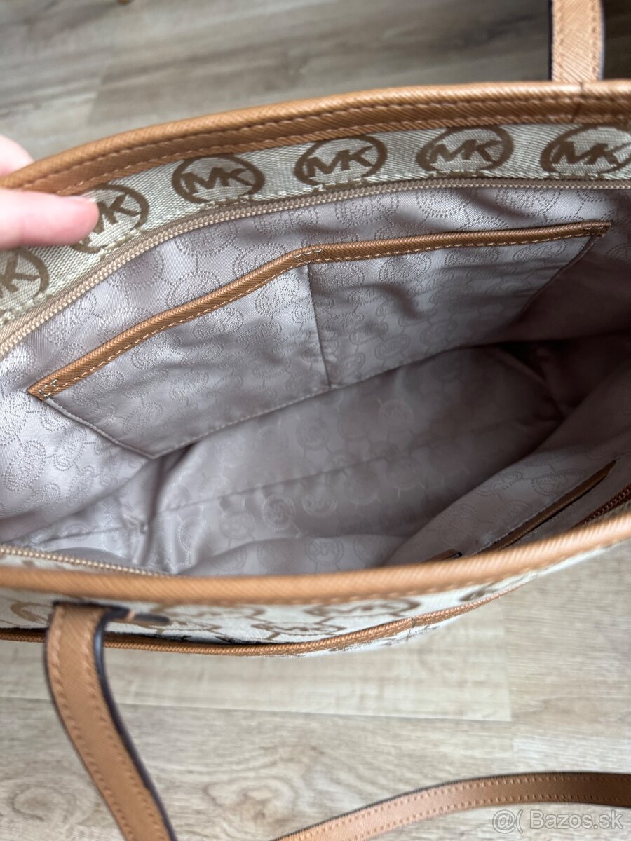 Michael Kors kabelka textil + koža - 6