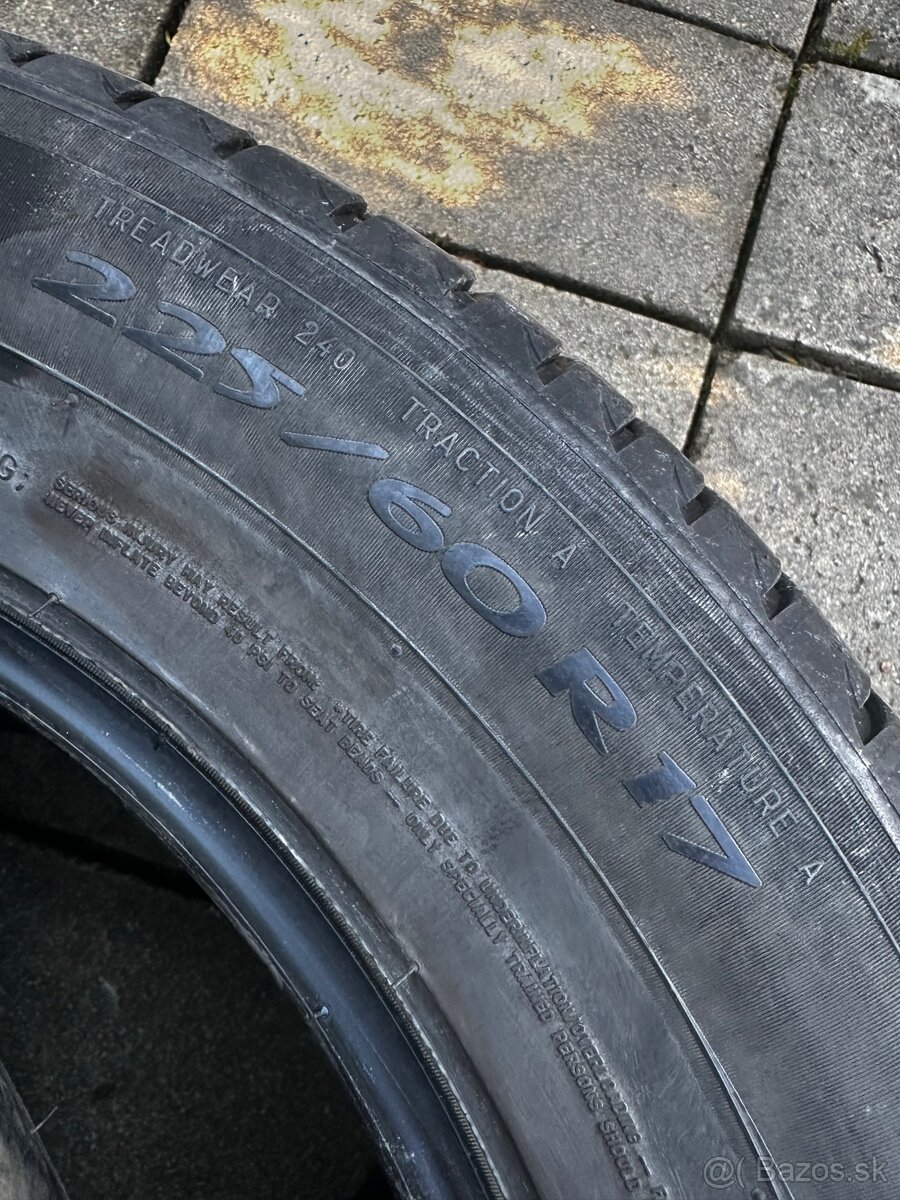 LETNÁ SADA 225/60 R17 MICHELIN PRIMACY 3 - 6