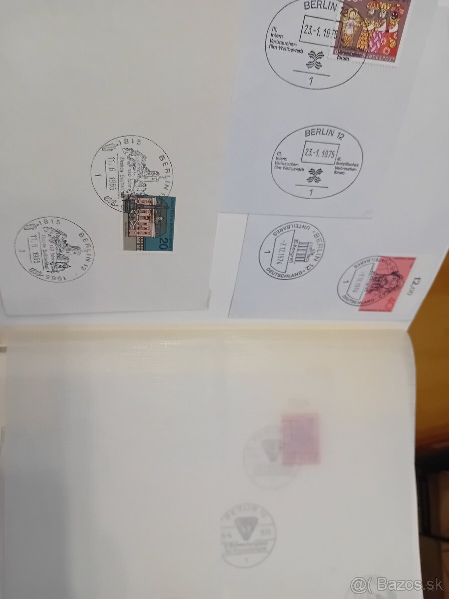 Známky FDC obalky Bundespost Berlín - 6