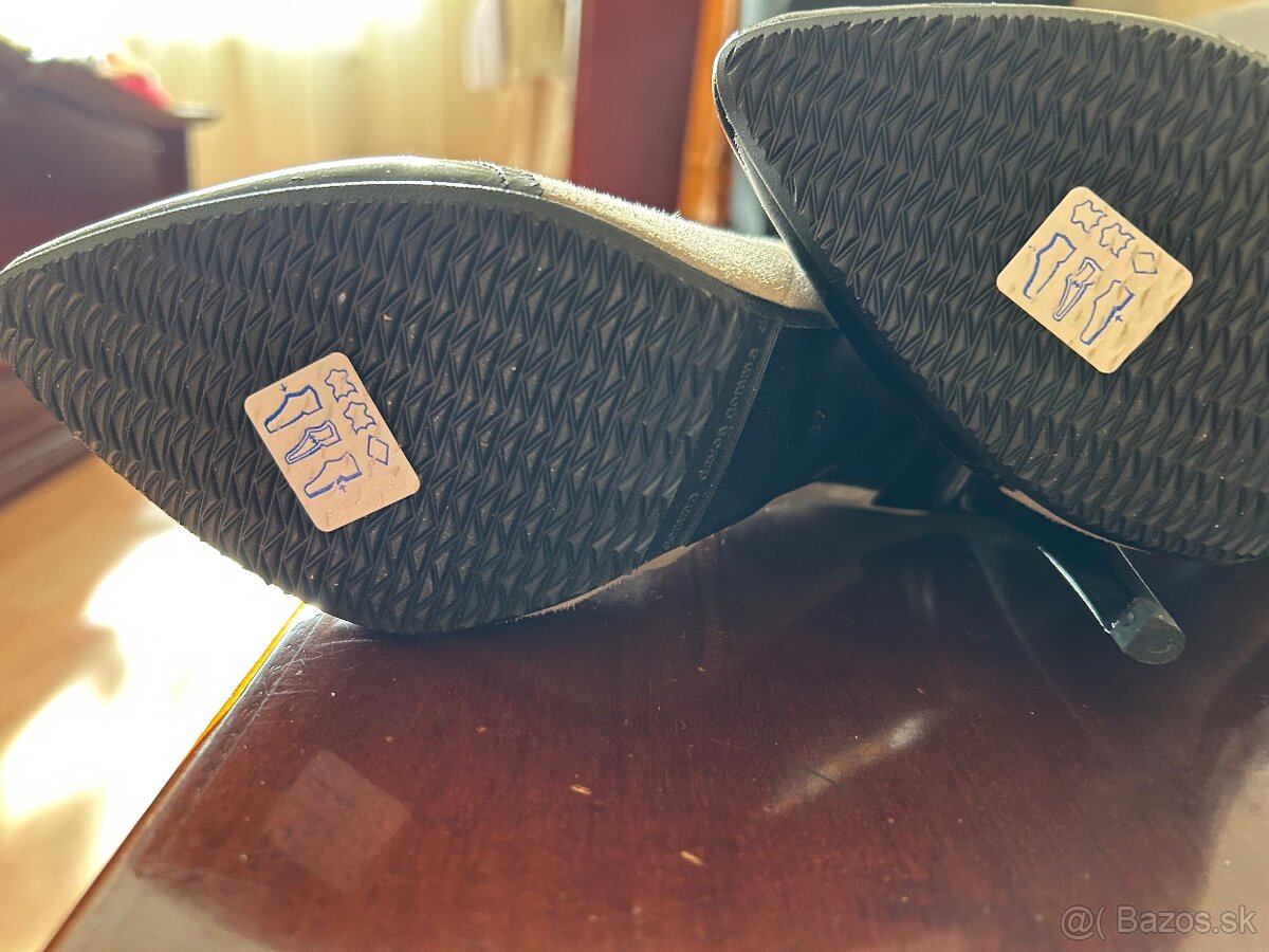 Kožené cizmy veľkosť 37 - 6