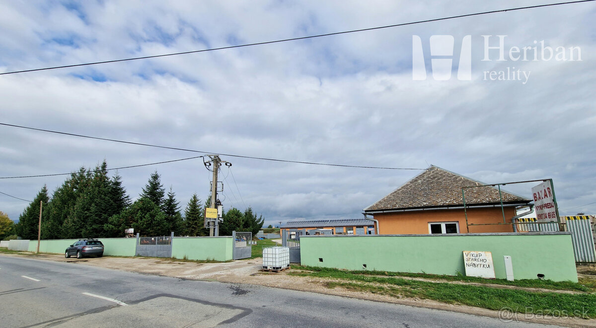 Admin.budovy + sklady, 65 ár.pozemok, k.ú. Mokrance/Moldava - 6