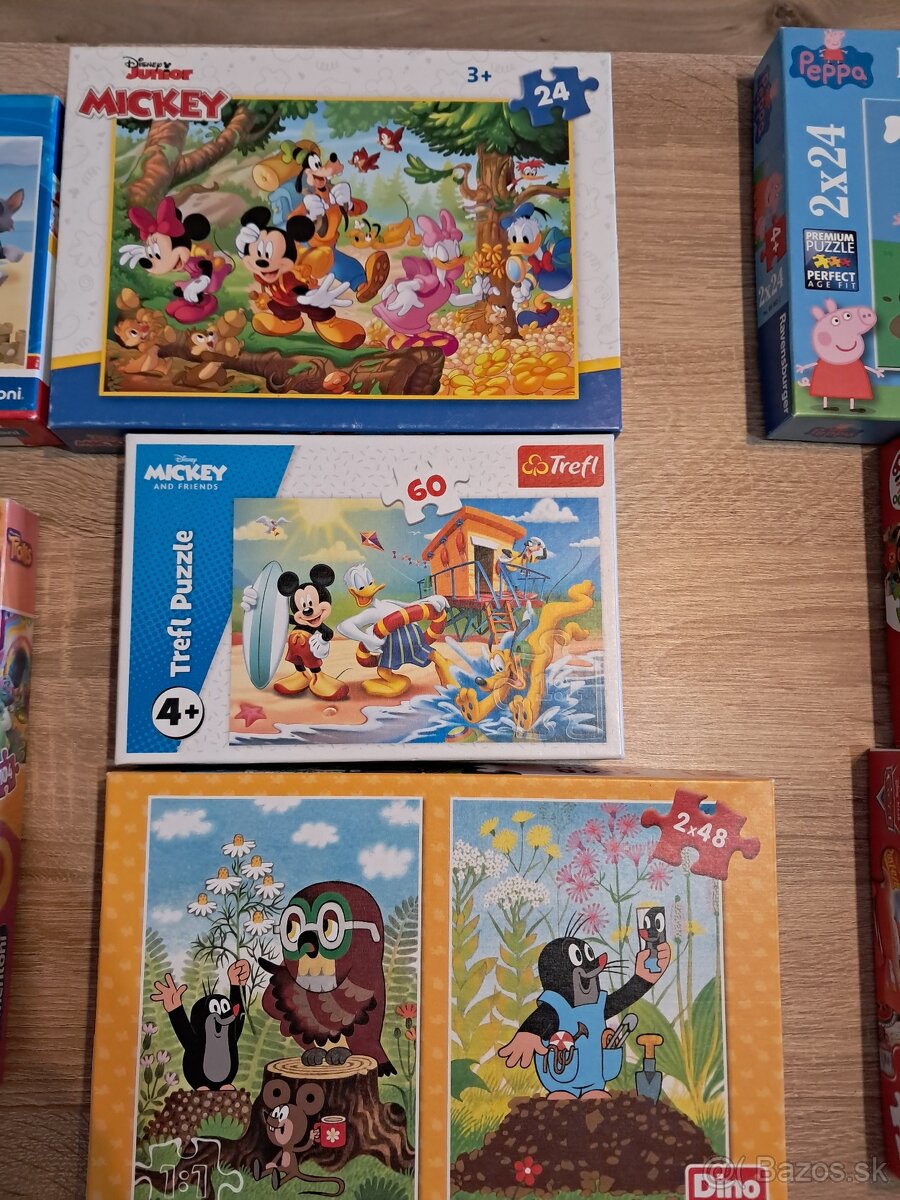 Detske puzzle rôzne od 3-4 rokov - 6