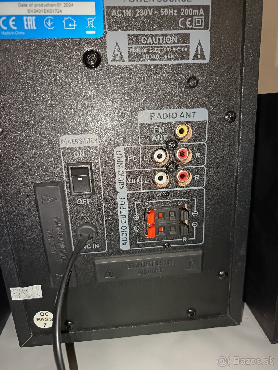 SVEN MS-2050, 2.1 multimediaálny speaker systém s BT, FM - 6