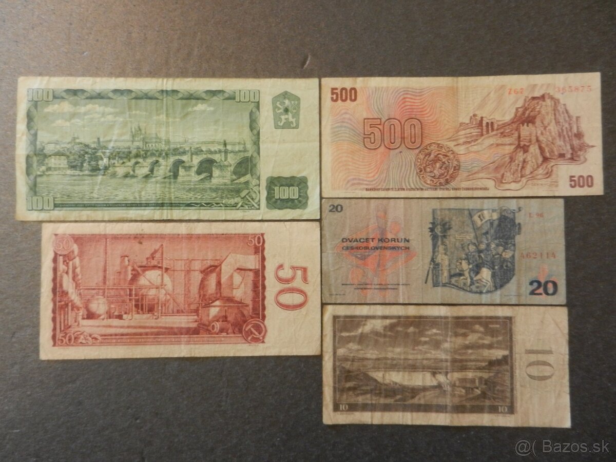 ...Československe bankovky aj kolkované... - 6