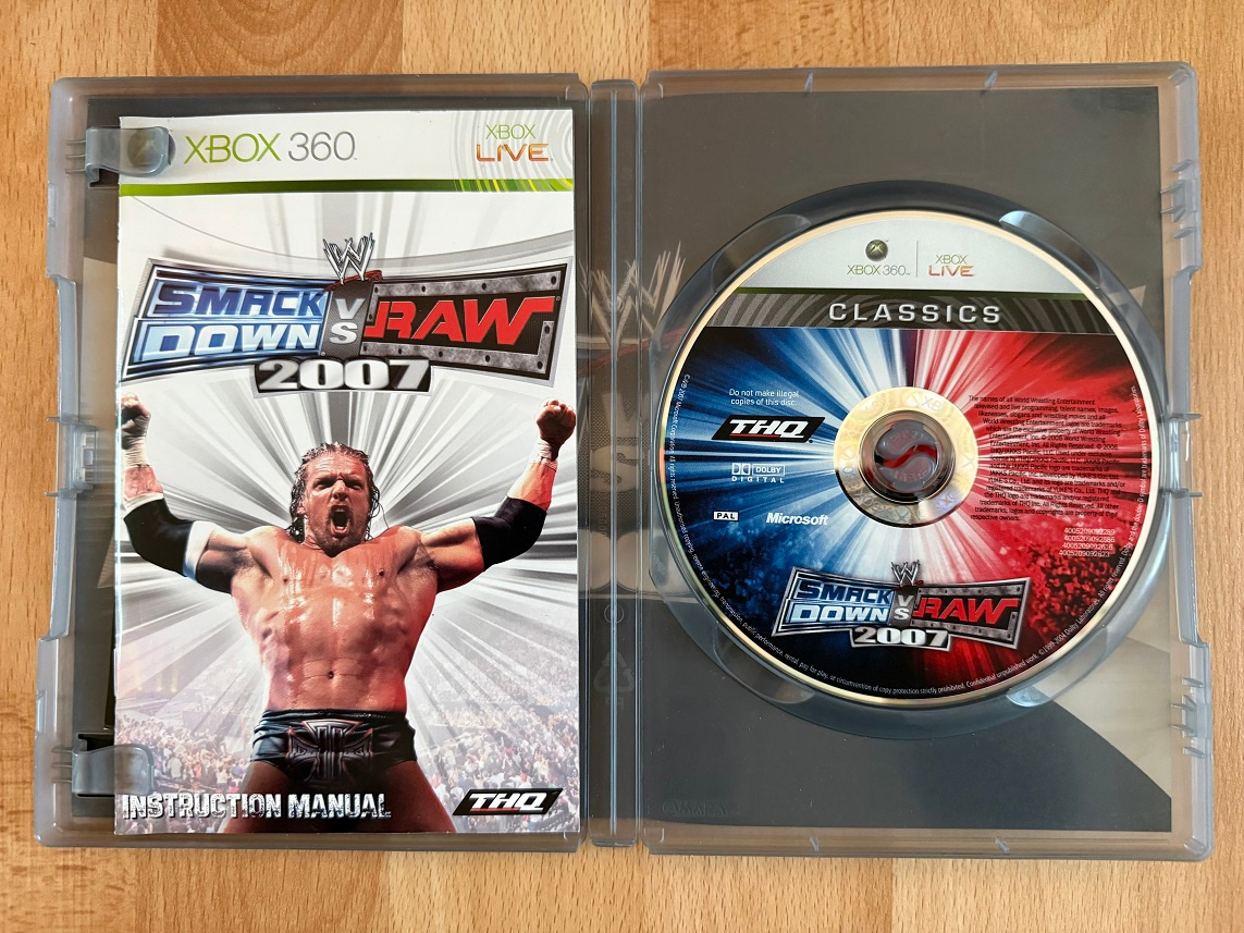 Originálne hry na xbox 360. NHL a Smack down 2007 - 6