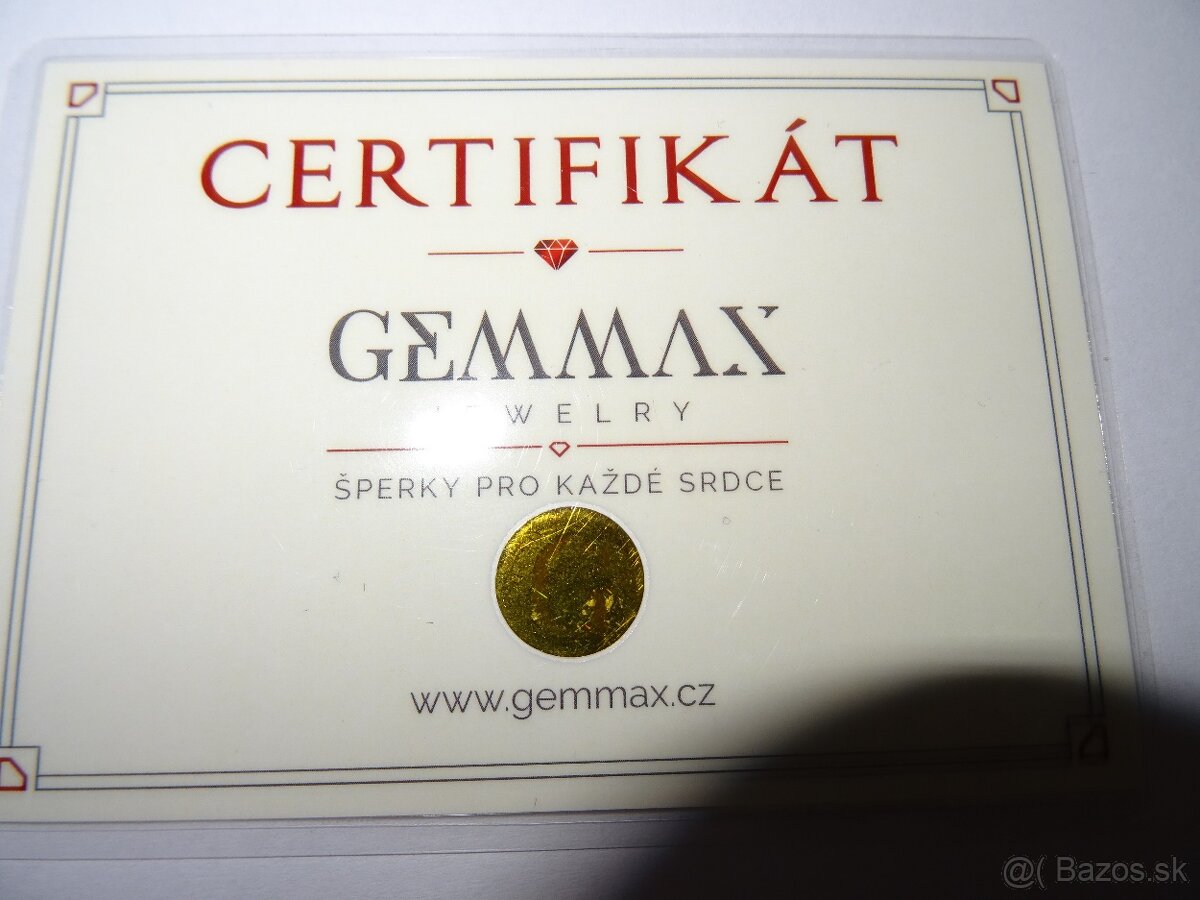 Zánovní (nové) zlaté náušnice kruhy - 6