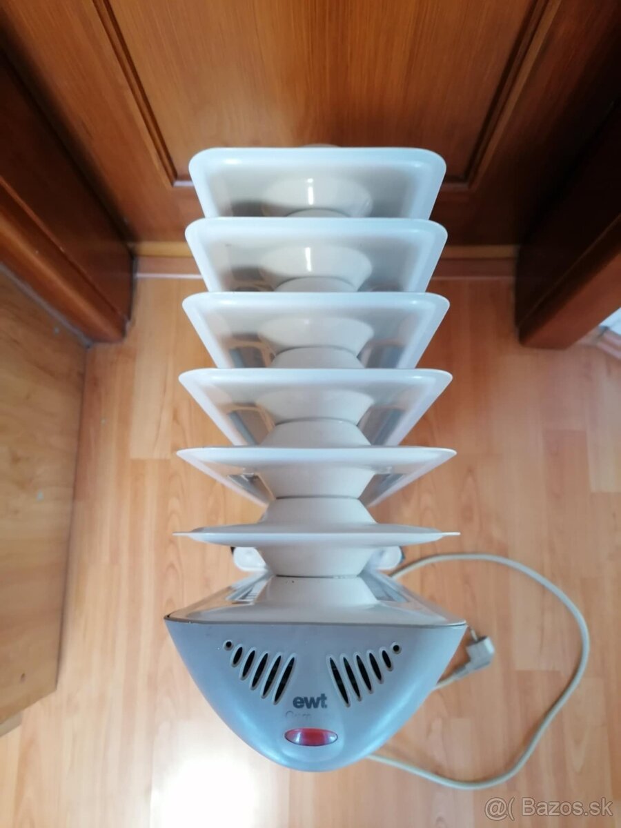 Prenosný elektrický ohrievač, 2 elektrické olejové radiátory - 6
