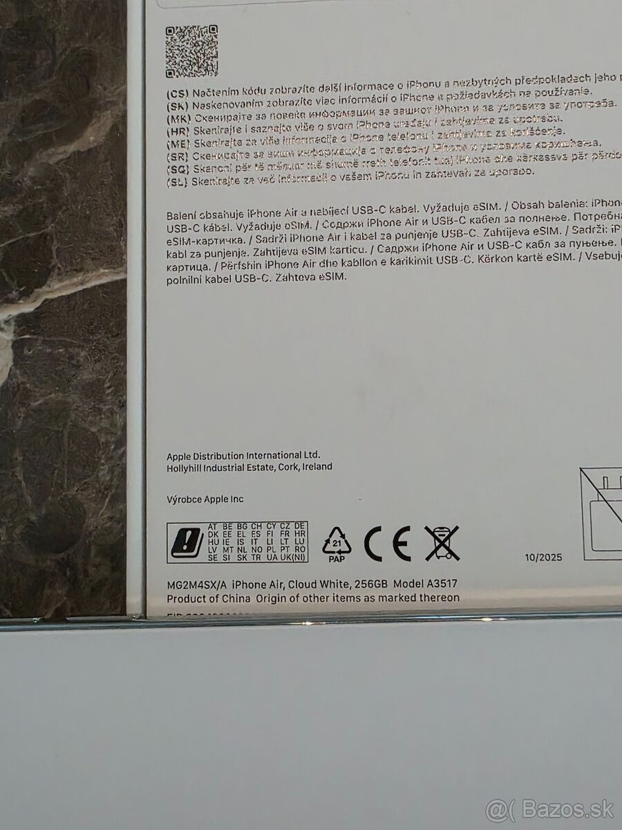 Apple iPhone Air 256gb Cloud White - 6