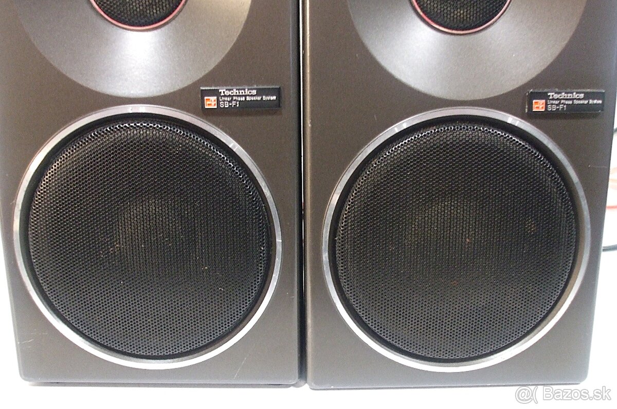 VZACNE 60W iba 21cm vysoke repro TECHNICS SB-F1, Japan, AB13 - 6