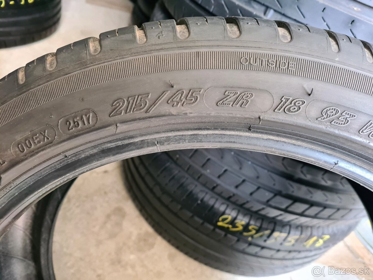 215/45 R18 Michelin Pilot Sport 3 letné. - 6