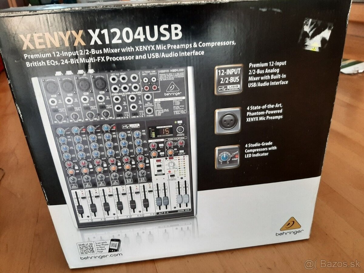 Mixer Behringer XENYX 1204 USB - 6
