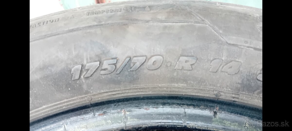 Predám letné pneumatiky 175/70 R14 - 6